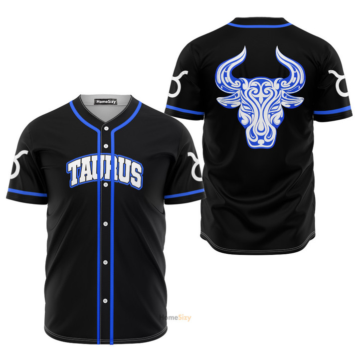 Homesizy Taurus Appealing Zodiac Baseball Jersey 