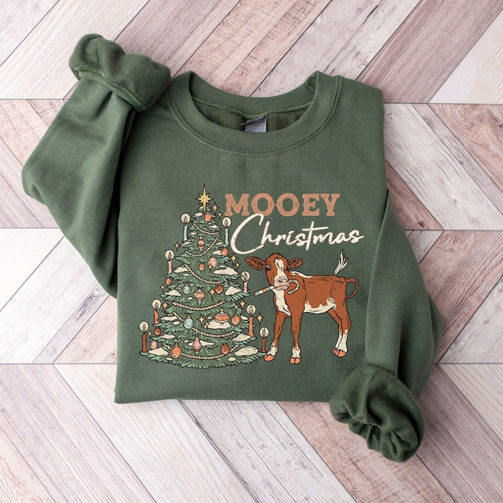 Mooey Christmas Sweater Shirt