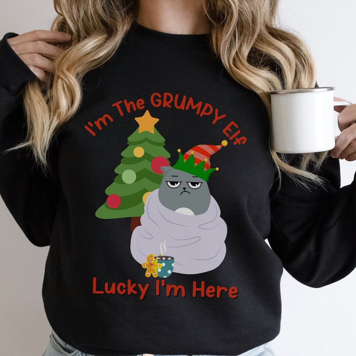 I'm the Grumpy Elf Christmas Sweater Shirt
