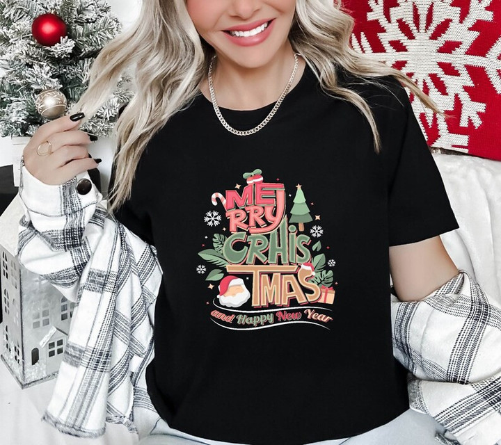 Buffalo Plaid Christmas Printed Tshirt