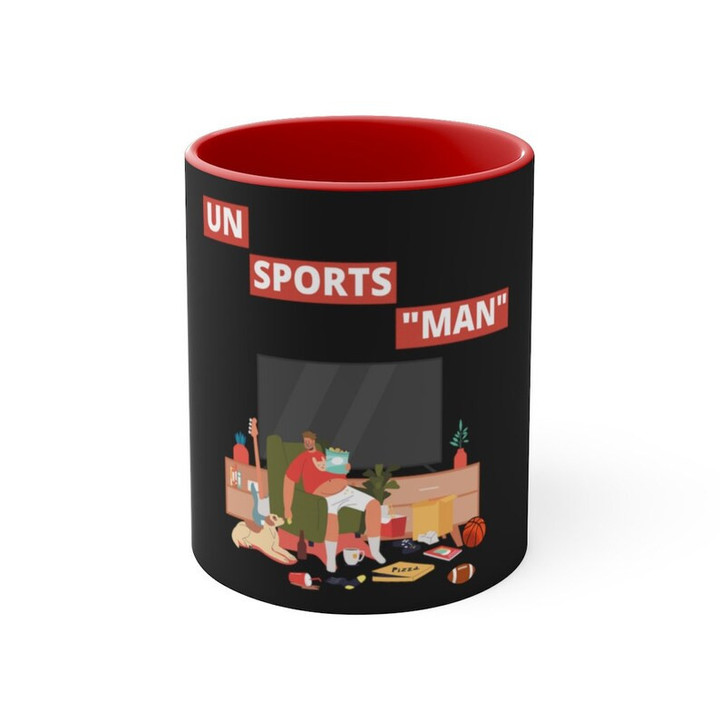 Un Sports "Man" - Comical Accent Ceramic Mug