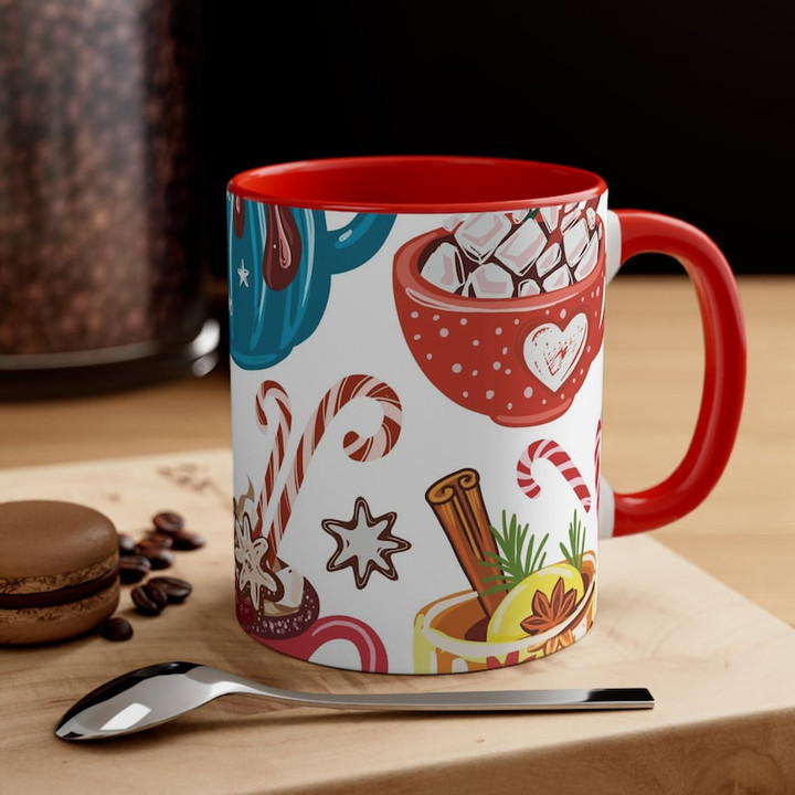 Christmas Accent Ceramic Mug