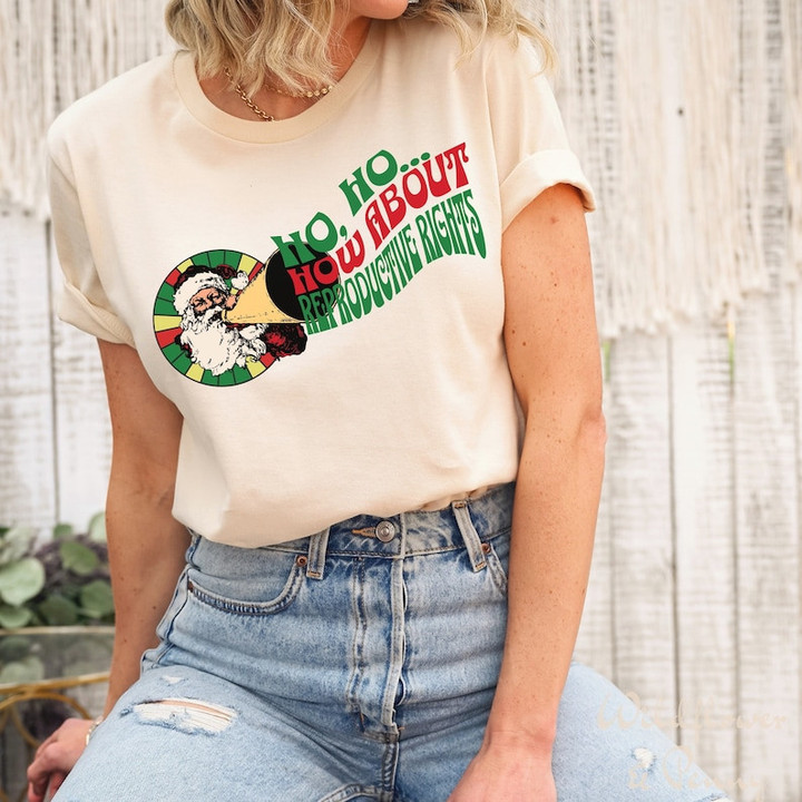 Reproductive Rights Christmas Printed Tshirt