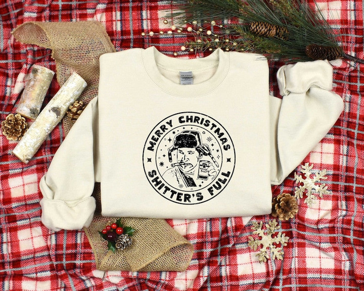 Merry Christmas Shitters Full Sweater Shirt
