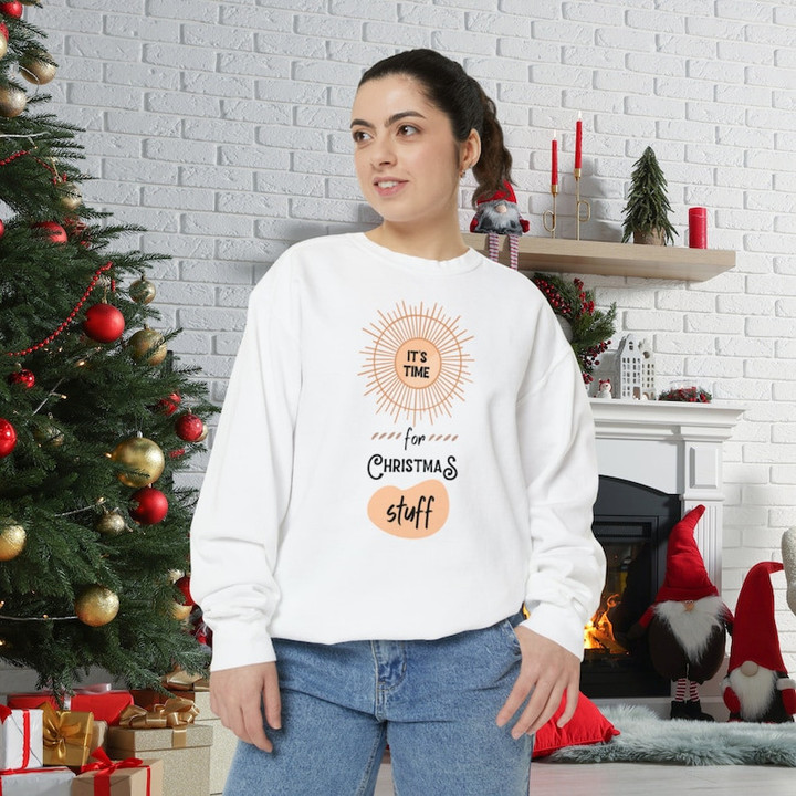 It's Time For Christmas Stuff Sweater Shirt