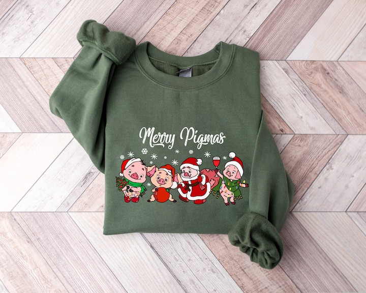 Merry Pigmas Christmas Sweater Shirt