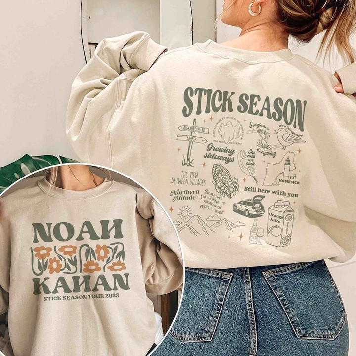 Noah Kahan Vintage Stick Season Tour Sweater Shirt