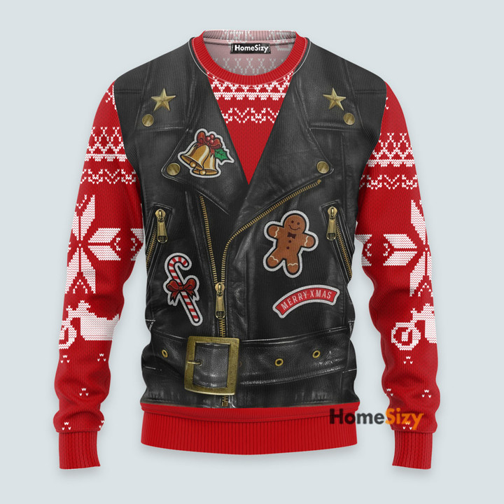 Oh What Fun It Is To Ride Motorcycle - Christmas Gift For Adults - 3D Ugly Christmas Sweater