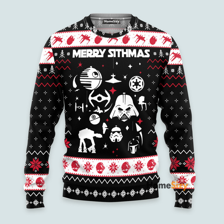 Star Wars Merry Sithmas Darth Vader - Christmas Gift For Adults - 3D Ugly Christmas Sweater