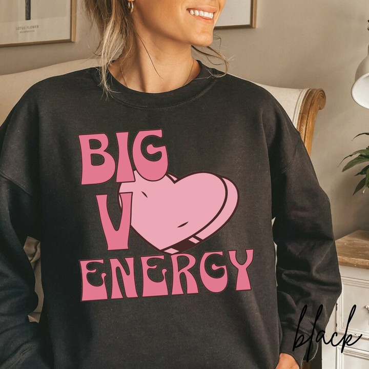 Big V Energy Valentine's Printed Tshirt