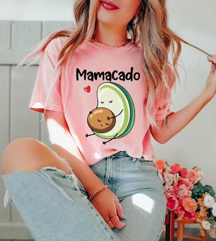 Mamacado Papacado Matching Family Printed Tshirt
