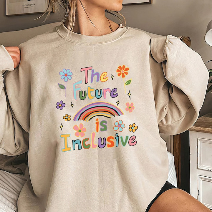 The Future Is Inclusive - LGBT Printed Tshirt