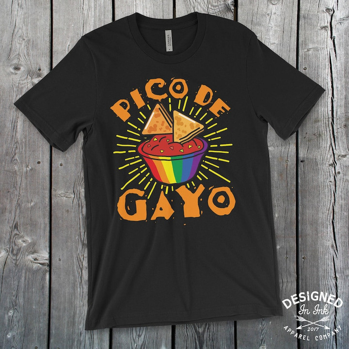 Pico De Gayo Funny LGBT Printed Tshirt