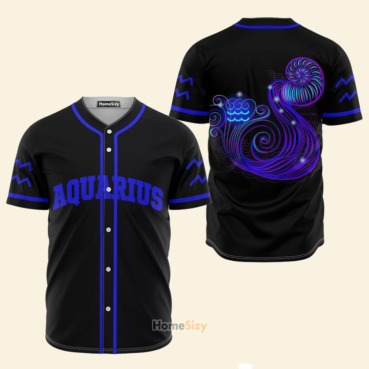 Homesizy Aquarius Is Amazing Zodiac - Baseball Jersey