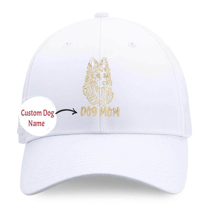Personalized German Shepherd Dog Mom Embroidered Hat, Custom Hat with Dog Name, Gifts For German Shepherd Lovers