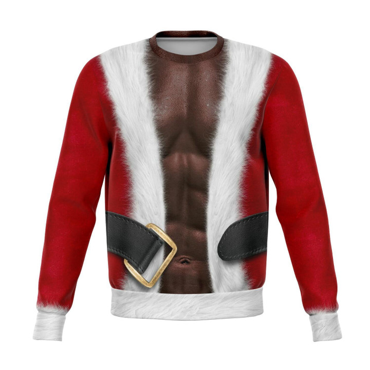 African Black Santa Christmas Ugly Sweater