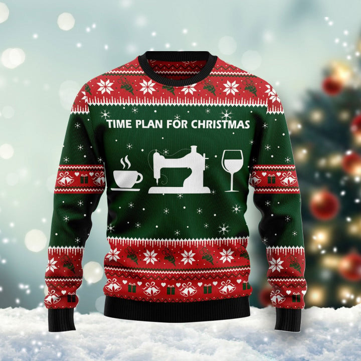 Time Plan For Christmas Sewing Funny Ugly Sweater
