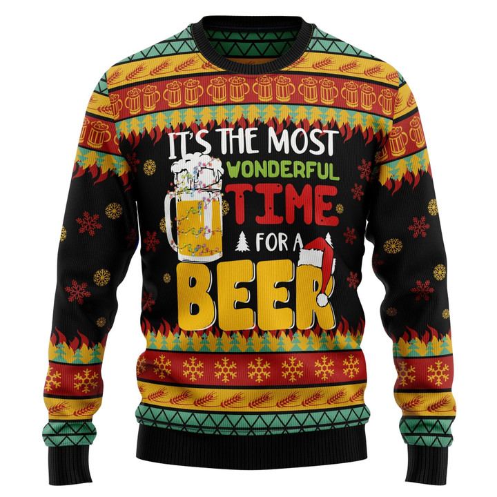 Beer Season Ugly Christmas Sweater For Men And Women