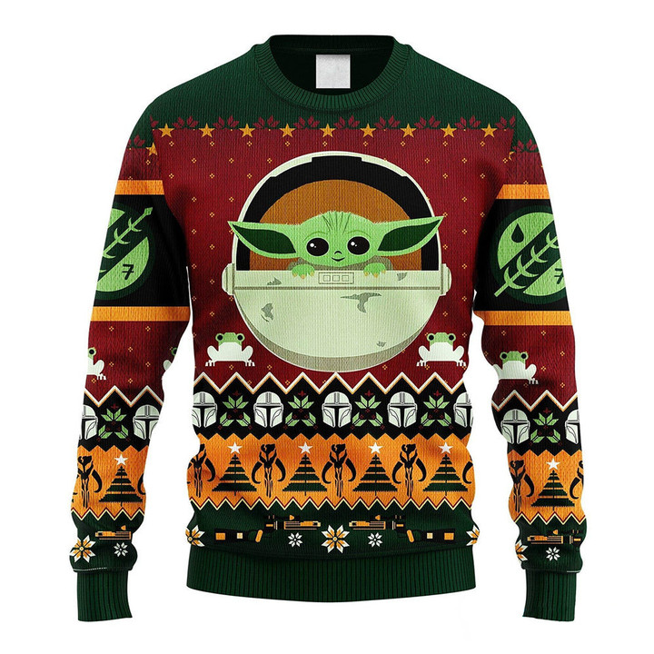Star Wars Baby Yoda The Mandalorian Ugly Christmas Sweaters