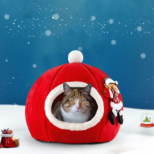 PetBuy™ Christmas Cat House Pumpkin Kennel
