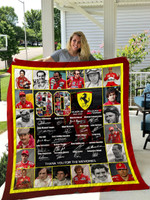 Scuderia Ferrari Quilt Blanket
