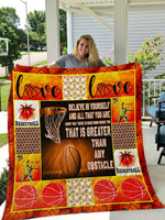 Basketball 1 Quilt Blanket