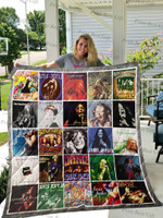 Janis Joplin Albums Cover Poster Quilt Blanket Ver 6