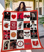 Ncaa Cincinnati Bearcats Quilt Blanket 1064