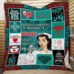 Nurse Life Quilt Blanket