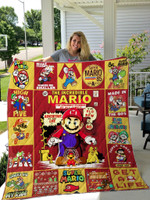 Super Mario Quilt Blanket Ver 3