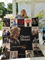 Crazy Heart Quilt Blanket