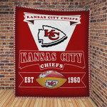Kansas City Chiefs Quilt Kansas City Chiefs NFL Quilt Blanket Kansas City Chiefs Bedding Quilt Kansas City Chiefs NFL Football Quilt TLQ1