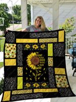 Sunflower Girl Quilt For Fans Blanket