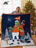 Bl-Db Grinch Santa Quilt Blanket