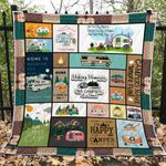 Making Memories One Campsite At A Time Quilt Blanket