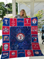 Mlb - Texas Rangers Quilt Blanket 02