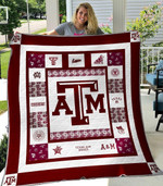 Bc Texas AAmpM Aggies Quilt Blanket 01