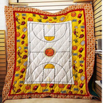 Basketball Court Quilt Blanket Great Customized Gifts For Birthday Christmas Thanksgiving Perfect Gifts For Basketball Lover