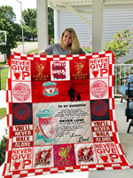 Liverpool Dad To Daughter Quilt