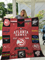 Atlanta Hawks Quilt Blanket Ver 17