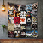 Bon Jovi Album Covers Quilt Blanket