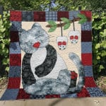 Cats Sleeping Quilt Blanket Great Customized Gifts For Birthday Christmas Thanksgiving Perfect Gifts For Cat Lover