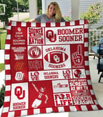 Bc - Oklahoma Sooners Quilt Blanket 03