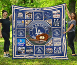 Los Angeles Dodgers Quilt Blanket