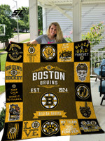Nhl - Boston Bruins 17 New Quilt Blanket