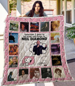 Neil Diamond Quilt Blanket