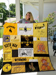Wyoming Cowboys Quilt Blanket