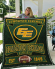 Edmonton Eskimos Quilt Blanket