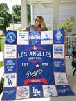 Los Angeles Dodgers Custom Quilt Blanket