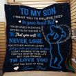 Personalized To My Son Quilt Blanket From Dad I Can Promise To Love You For The Rest Of Mine Great Customized Blanket Gifts For Birthday Christmas Thanksgiving